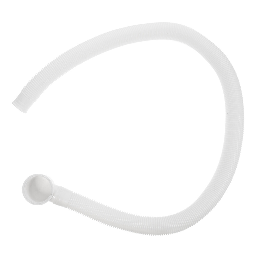 2Pcs Durable White Plastic Flexible Tub Drain Hose For Home Bathtubs 3592823443746