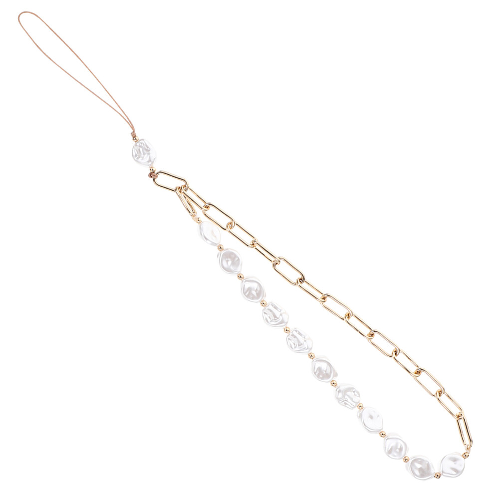 4Pcs Beaded Phone Hanging Lanyard Alloy Mobile Phone Decor 3592823432542