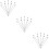 30Pcs Wear-Resistant Cocktail Picks Multi-Function Silver Food Picks 9