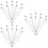 30Pcs Wear-Resistant Cocktail Picks Multi-Function Silver Food Picks 7