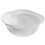 2Pcs White Ceramic Dessert Bowls Practical Salad and Snack Bowls 2