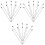 30Pcs Wear-Resistant Cocktail Picks Multi-Function Silver Food Picks 3