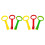 6Pcs Portable Baby Pull Up Ring For Cot Toddler Walking Assistant 10