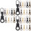 30Pcs Detachable Zipper Pulls Replacement for Travel Bags Jackets 6