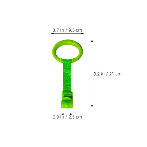 6Pcs Portable Baby Pull Up Ring For Cot Toddler Walking Assistant 2