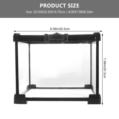1Set Terrario Portable Per Rettili Con Ampio E 2
