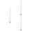 3Pcs Silver Car Pendant Star Hanging Ornament Interior Decor 7