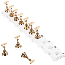 4 Sets Nail Art Base Training Bench Magnetic Acrylic