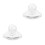 2Pz Blush E Ombretto Stamper Cristallo Trasparente Per Compatto 4