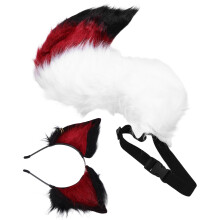 Set Orecchie Con Cerchietto E Coda Per Cosplay