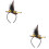 2pcs Halloween Witch Hat Fake Plume Headband 7