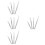 16Pcs Sturdy Silver Tweezers Multi-Purpose Garden and Craft Tool 9