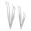 16Pcs Sturdy Silver Tweezers Multi-Purpose Garden and Craft Tool 3