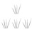 16Pcs Sturdy Silver Tweezers Multi-Purpose Garden and Craft Tool 4