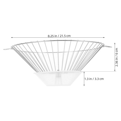 2Pcs Range Hood Filter Replacement With Oil Cup For Kitchen Exhaust 1