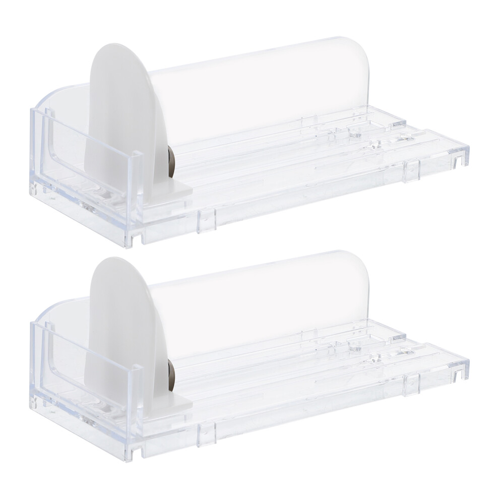 Happyyami 2Pcs Acrylic Auto Showcase Transparent Sturdy Display Racks