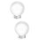 2Pcs Crystal Ball Ornament System Planets Model With Base 7