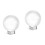 2Pcs Crystal Ball Ornament System Planets Model With Base 4