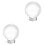 2Pcs Crystal Ball Ornament System Planets Model With Base 3