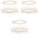 6St Witte Kant Jarretel Dames Lichtgewicht Bruidsaccessoire 5