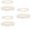 6St Witte Kant Jarretel Dames Lichtgewicht Bruidsaccessoire 9
