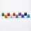 40 Pcs Caps Dust Covers Aluminum Alloy Cap 8