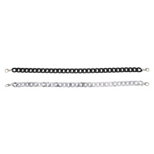 1Set Tracolla Borsa Metallo Argento, Design Unico E Pratico