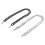 1Set Tracolla Borsa Metallo Argento, Design Unico E Pratico 3