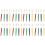 32Pcs Assorted Color Kids Paint Brush Set Flat Head for Drawing Use 2