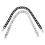 1Set Tracolla Borsa Metallo Argento, Design Unico E Pratico 5