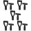 10 Pcs Grip Handle Replacement For Garden Spade 9