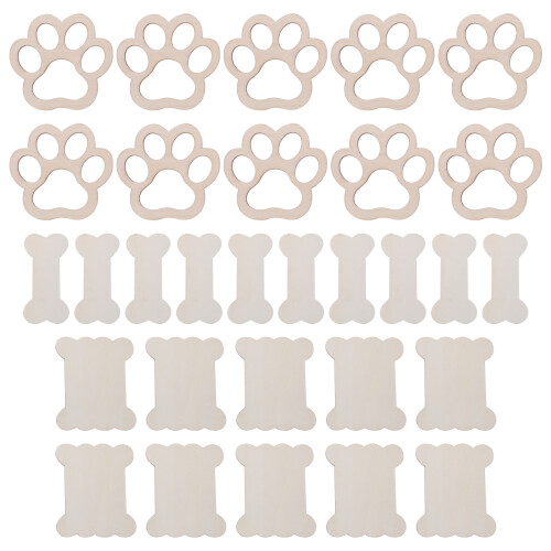 90Pcs Khaki Thread Winding Plates Wooden DIY Thread Holder Boards 1