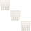 90Pcs Khaki Thread Winding Plates Wooden DIY Thread Holder Boards 9