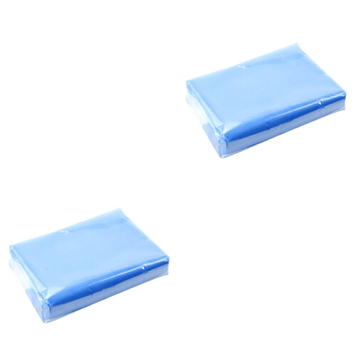 2Pcs Blue Clean Clay for Car Body Stains Rust Removal Durable Flexible 2