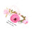 Collare Fiore Per Gatti E Cuccioli Rosa, Accessorio Decorativo 2
