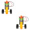 2Sets DIY Robot Model Toy for Kids Educational Assembly 7