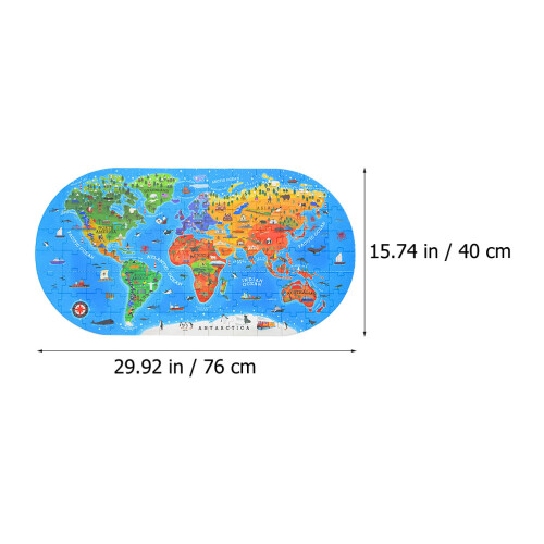 Mlins Puzzle Geography Baby Child 1