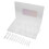 120Pz Tip Estensione Unghie Trasparente Con Linee Dual 10