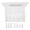 120Pz Tip Estensione Unghie Trasparente Con Linee Dual 8