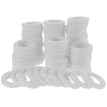 160Pcs Curtain Rings Plastic Grommets for Window Drapes