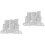 160Pcs Curtain Rings Plastic Grommets for Window Drapes 4
