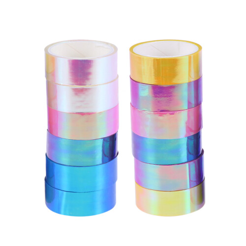12 Rolls Scrapbook Decorate Tape Material Student