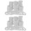 160Pcs Curtain Rings Plastic Grommets for Window Drapes 5
