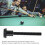 Aluminium Billard Queue Rückenkappenschraube 100mm Pool Queue Bodenprotektor 5