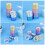 12 Rolls Scrapbook Decorate Tape Material Student 9