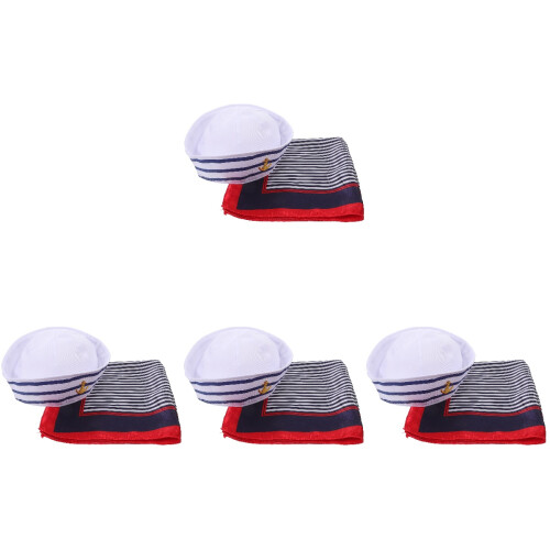 4Set Set Cappello E Sciarpa Fashion Per Cosplay E Decorazioni 2