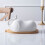 2Pcs Elephant Butter Dish With Ceramic Lid Wooden Plate Tableware 8