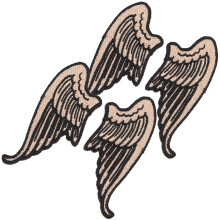 8Paren Assorti Wings Applique Patches Voor , Jeans En Tassen