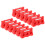 48Pz Giocattoli in ABS Rosso Agliuto Per Bambini 2