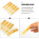2pcs car door side sticker auto body decor, durable vinyl 8
